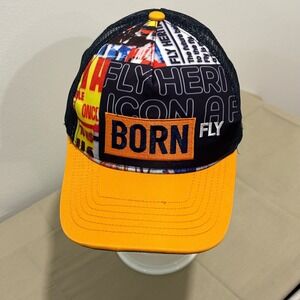 Black orange Born Fly snap back